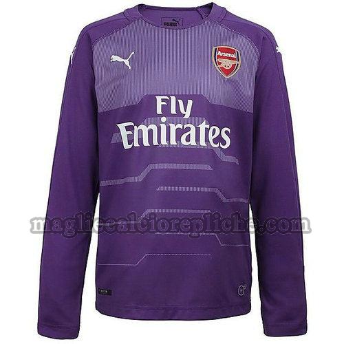 seconda portiere maglie calcio arsenal 2018-2019 manica lunga