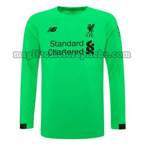 seconda portiere maglie calcio liverpool 2019-2020 manica lunga