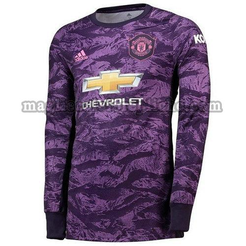 seconda portiere maglie calcio manchester united 2019-2020 manica lunga