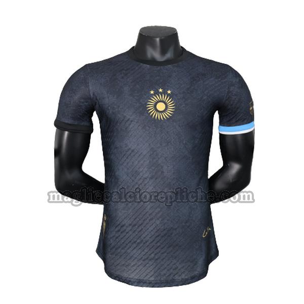 special edition maglie calcio argentina 2023 player nero