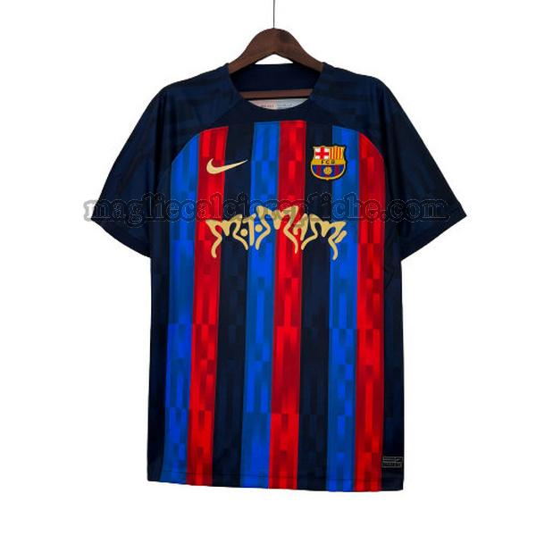 special edition maglie calcio barcellona 2022 2023 blu rosso