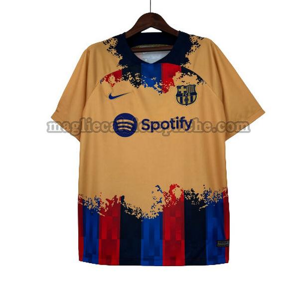 special edition maglie calcio barcellona 2023 2024 giallo