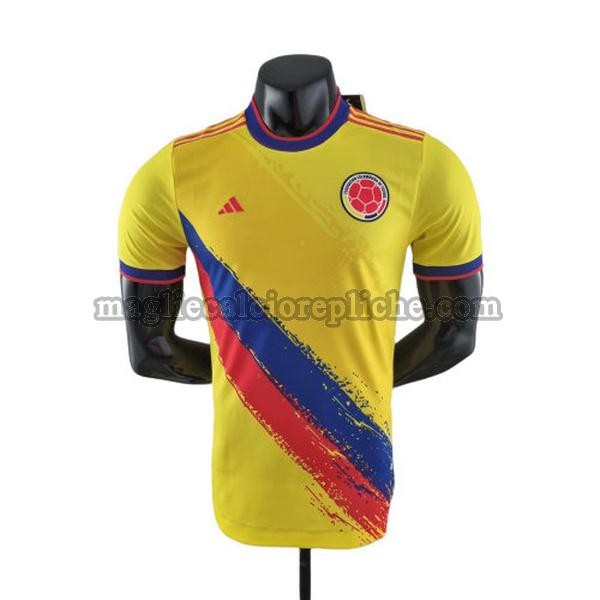 special edition maglie calcio colombia 2022 player giallo
