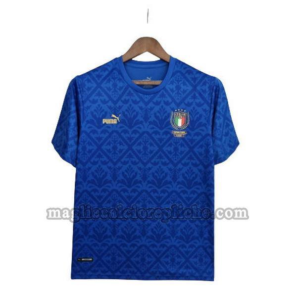 special edition maglie calcio italia 2022 euro championship blu