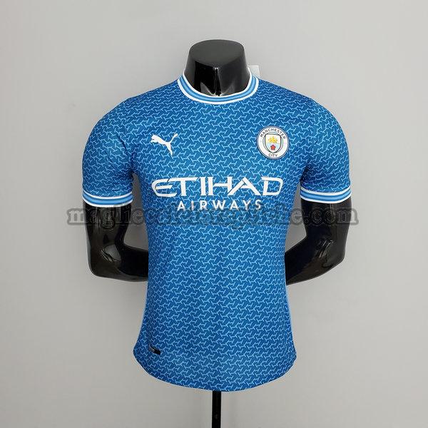 special edition maglie calcio manchester city 2022 2023 player blu