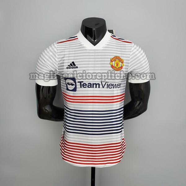 special edition maglie calcio manchester united 2021 2022 player bianco