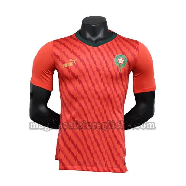 special edition maglie calcio marocco 2023 player rosso