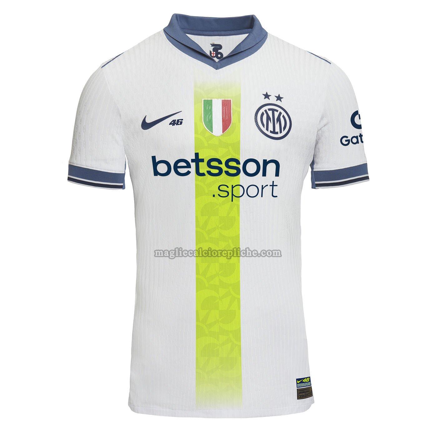 special edition vr46 maglie calcio interi 2024 2025 bianco
