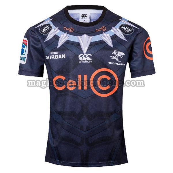 superhero maglie calcio sharks 2019-2020 blu