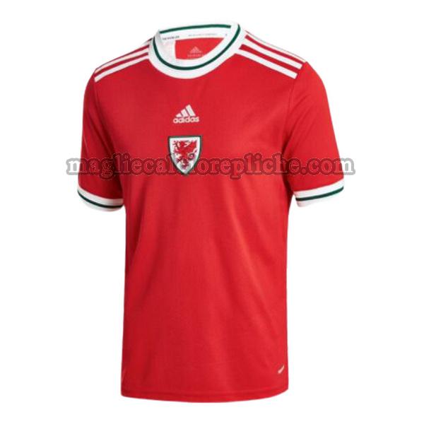 swnt prima maglie calcio galles 2022 rosso