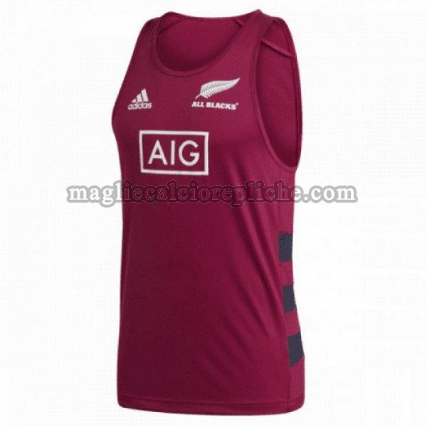 tank top maglie calcio all blacks 2021 rosso