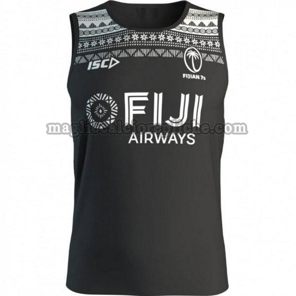 tank top maglie calcio fiji 2020 nero