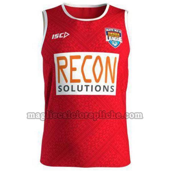 tank top maglie calcio tonga 2018-2019 rosso