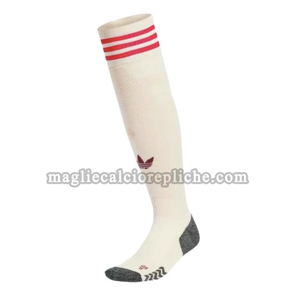 terza calzini calcio bayern münchen 2024 2025 bianco