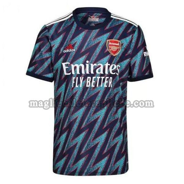 terza divisa maglie calcio arsenal 2021 2022 blu