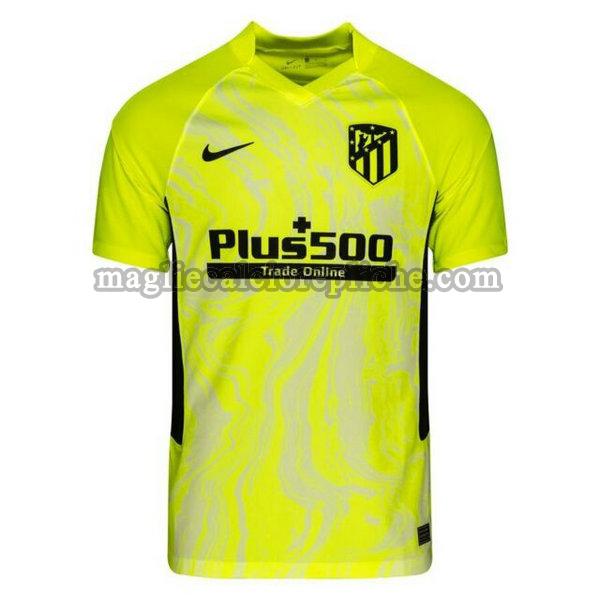 terza divisa maglie calcio atlético madrid 2020-2021 giallo