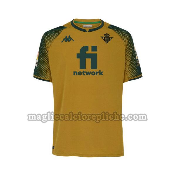 terza divisa maglie calcio betis siviglia 2021 2022 giallo