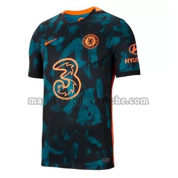 terza divisa maglie calcio chelsea 2021 2022 nero