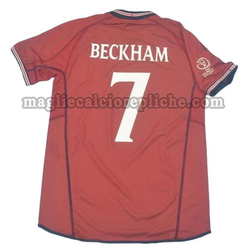 terza divisa maglie calcio inghilterra 2002 beckham 7