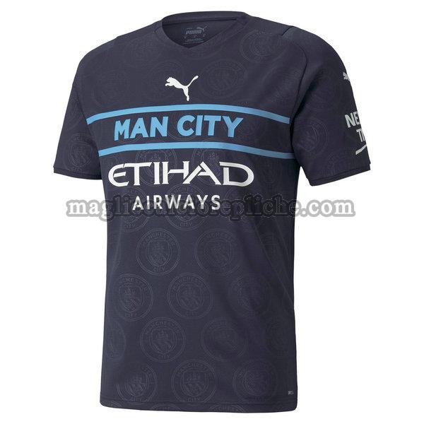 terza divisa maglie calcio manchester city 2021 2022 nero