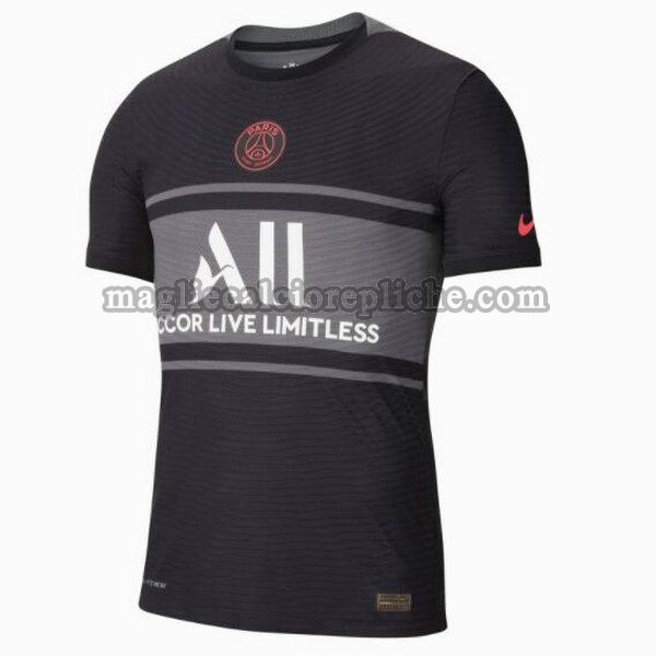 terza divisa maglie calcio psg 2021 2022 nero