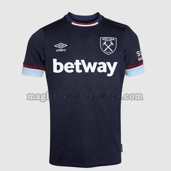 terza divisa maglie calcio west ham 2021 2022 blu