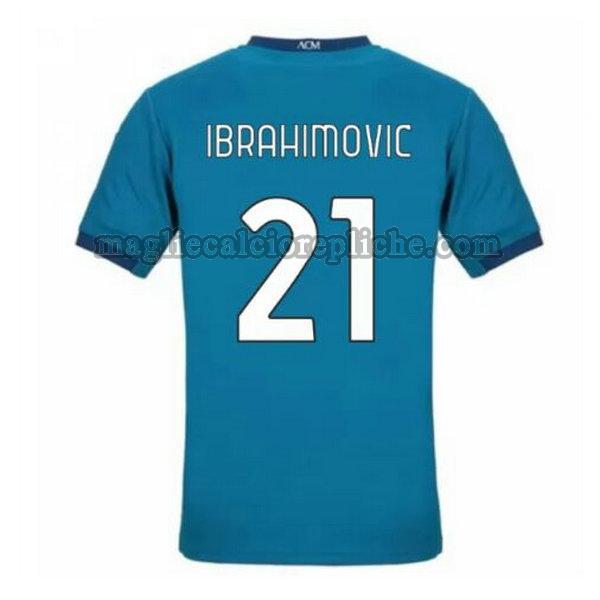 terza maglie calcio ac milan 2020-2021 ibrahimovic 21