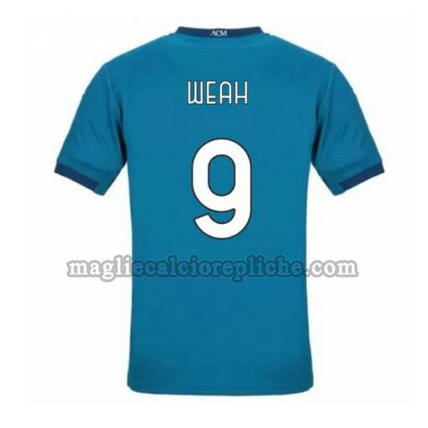 terza maglie calcio ac milan 2020-2021 weah 9