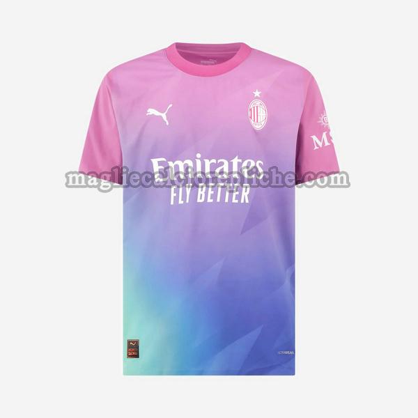 terza maglie calcio ac milan 2023 2024 thailandia purple