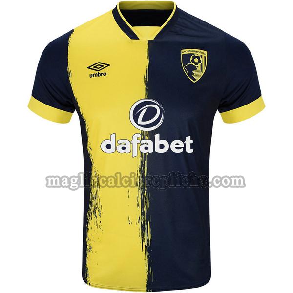 terza maglie calcio afc bournemouth 2023 2024 thailandia giallo blu