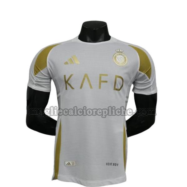 terza maglie calcio al nassr fc 2024 2025 player bianco