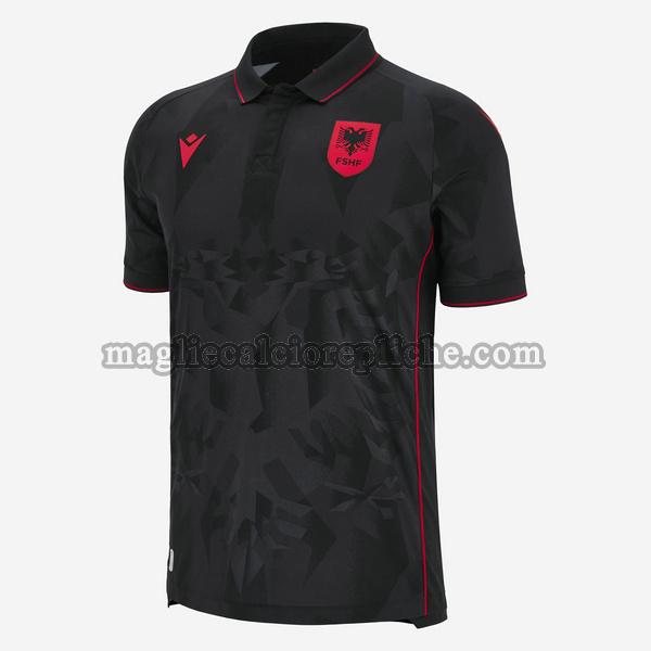 terza maglie calcio albania 2023 thailandia nero