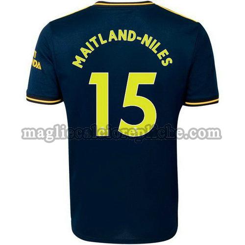 terza maglie calcio arsenal 2019-2020 maitland niles 15