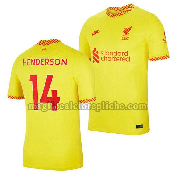 terza maglie calcio arsenal 2021 2022 jordan henderson 14 blu