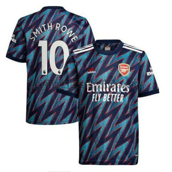 terza maglie calcio arsenal 2021 2022 smith rowe 10 blu