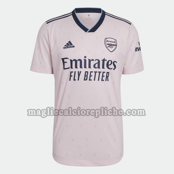 terza maglie calcio arsenal 2022 2023 thailandia rosa