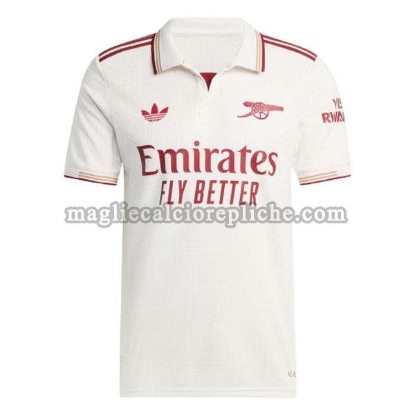 terza maglie calcio arsenal 2025 2026 bianco