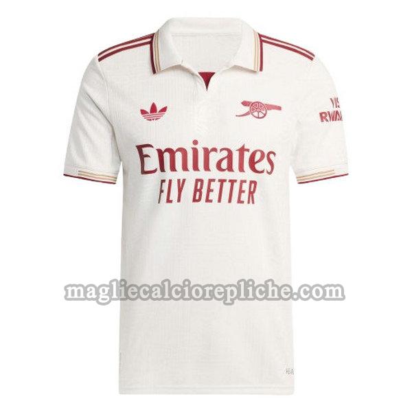terza maglie calcio arsenal 2025 2026 thailandia bianco