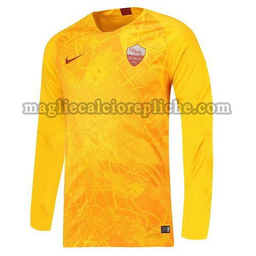 terza maglie calcio as roma 2018-2019 manica lunga