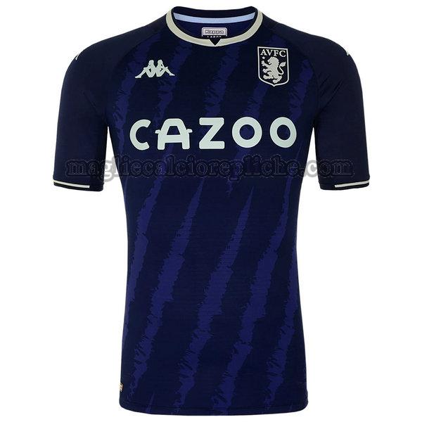 terza maglie calcio aston villa 2021 2022 thailandia blu