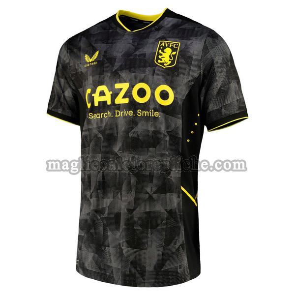 terza maglie calcio aston villa 2022 2023 thailandia nero