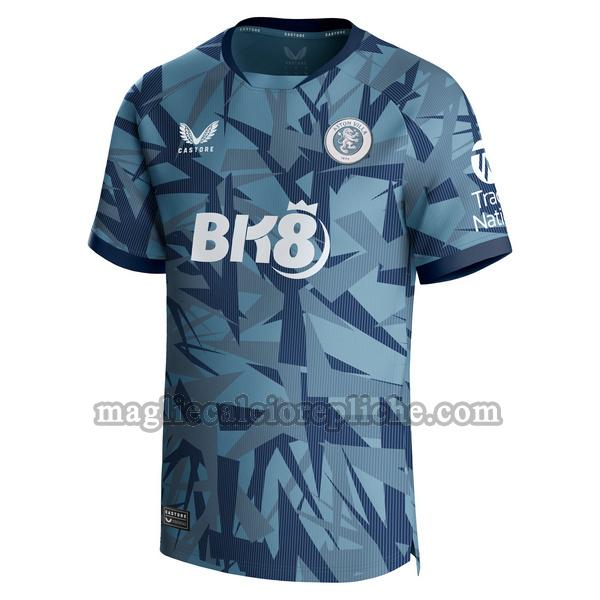 terza maglie calcio aston villa 2023 2024 thailandia blu