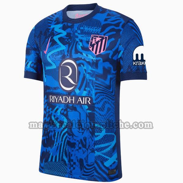 terza maglie calcio atlético madrid 2024 2025 thailandia blu