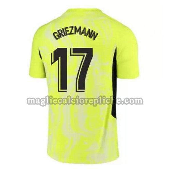 terza maglie calcio atlético madrid 2020-2021 griezmann 17 verde