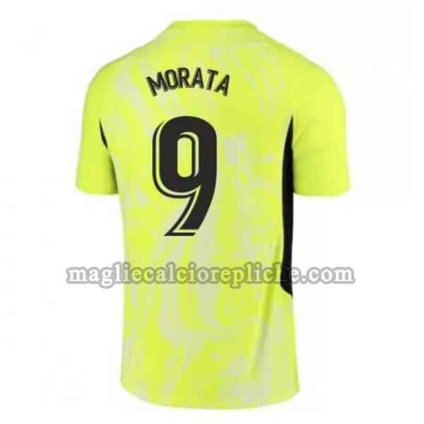 terza maglie calcio atlético madrid 2020-2021 morata 9 verde