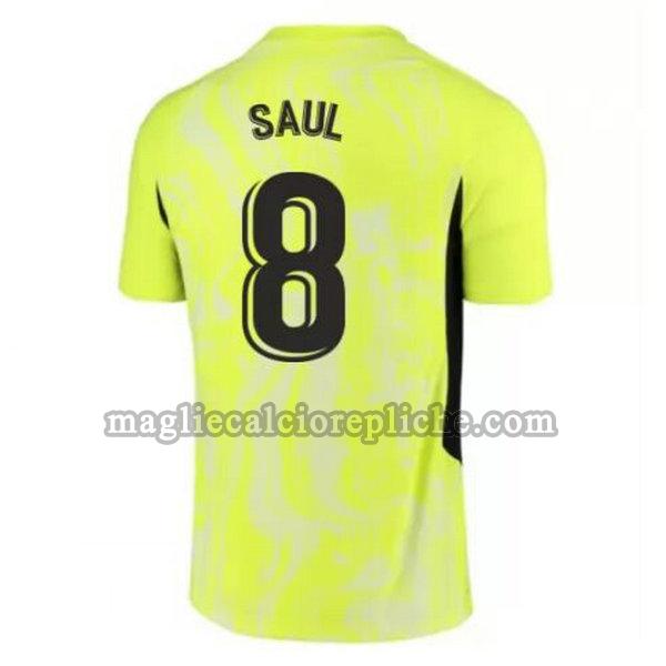 terza maglie calcio atlético madrid 2020-2021 saul 8 verde