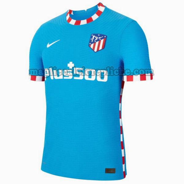 terza maglie calcio atlético madrid 2021 2022 thailandia blu