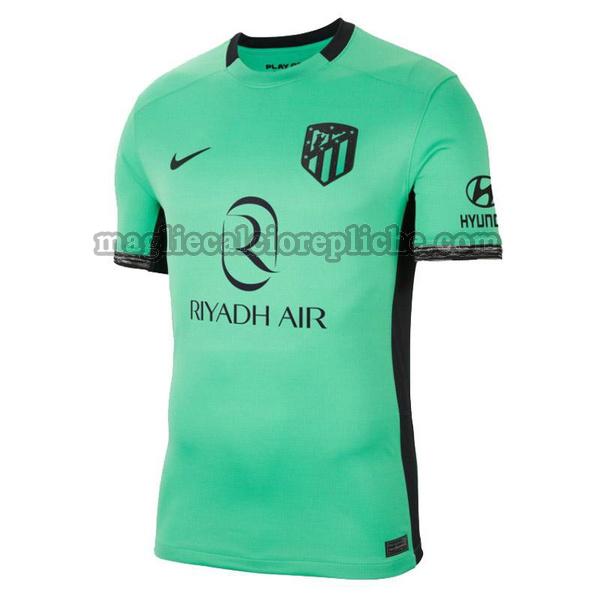 terza maglie calcio atlético madrid 2023 2024 thailandia verde