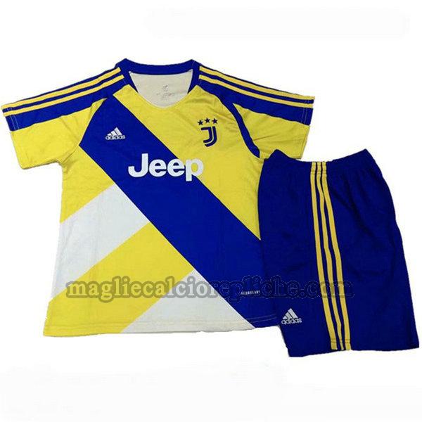 terza maglie calcio bambino juventus 2021 2022 giallo