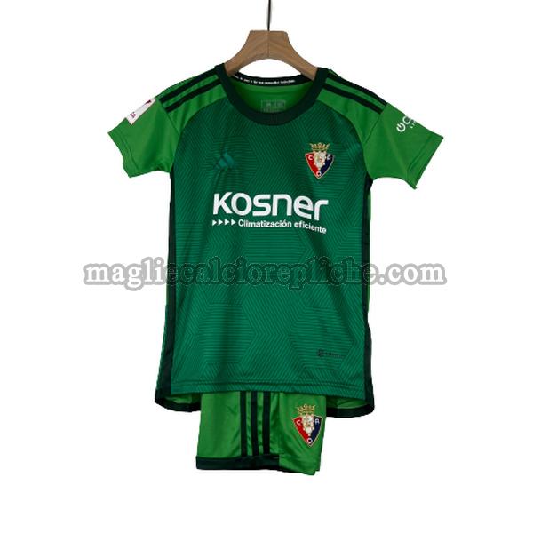 terza maglie calcio bambino osasuna 2023 2024 verde